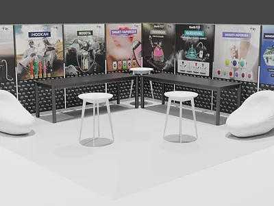 Exhibition Hall Schematic Diagram 3d exhibition hall