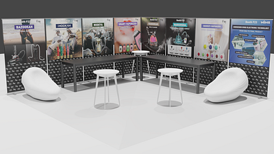 Exhibition Hall Schematic Diagram 3d exhibition hall