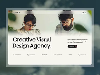 Craincy - Creative Agency Landing Page agency website templates branding creative agency website creative web design digital agency template landing page minimal design modern web design responsive web design template design ui kit uiux design uiux design service uiux designer webflow agency templates webflow developer webflow experts webflow templates website design website themes