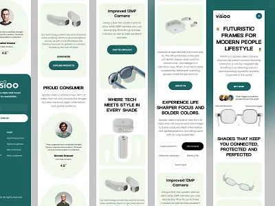 Sunglasses Shopping- Mobile Responsive - Web Design - Ecommerce cards ecommerce landing page figma landing page high converting landing page homepage design jabel landing page expert landing page responsive landing page ui mobile landing page mobile responsive design portfolio sunglass website ui design ui ux ui ux design web design web ui