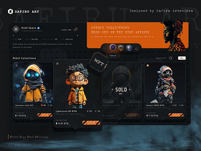 NFT Dashboard dashboard nft ux design