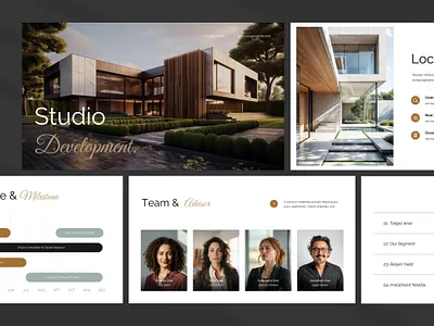 Luxury Real Estate & Property Pitch Deck agency architecture business deck development estate investment listing luxury marketing pitch presentation property real