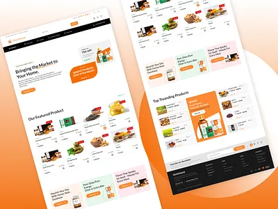 Ghorer Bazar Website Redesign ai design app branding clean ui creative design design figma design grocery app illustration minimal design modern design online shopping product design responsive design typography ui ui design ux case study visual design wesite design