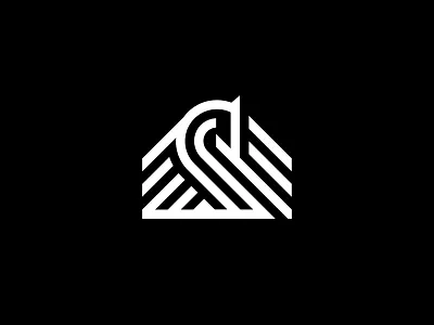 Horse House Logomark branding equestrian farm horse house logo design logomark modern monoline riding simple sport symbol unicorn