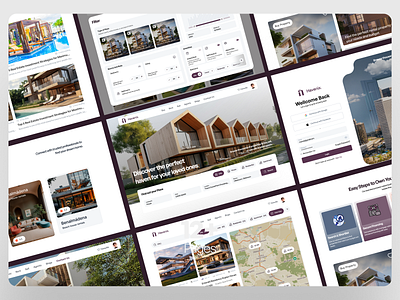 Havenix -Real Estate website Case Study apartment rent branding design hero section home page landing page logo real estate agency real estate app real estate case study real estate landing page real estate website ui uiux website website design