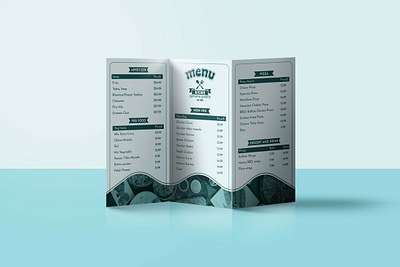 Kitchen Menu flyer kitchen menu menu menu design rabiulzyx restraunt menu tri fold tri fold menu