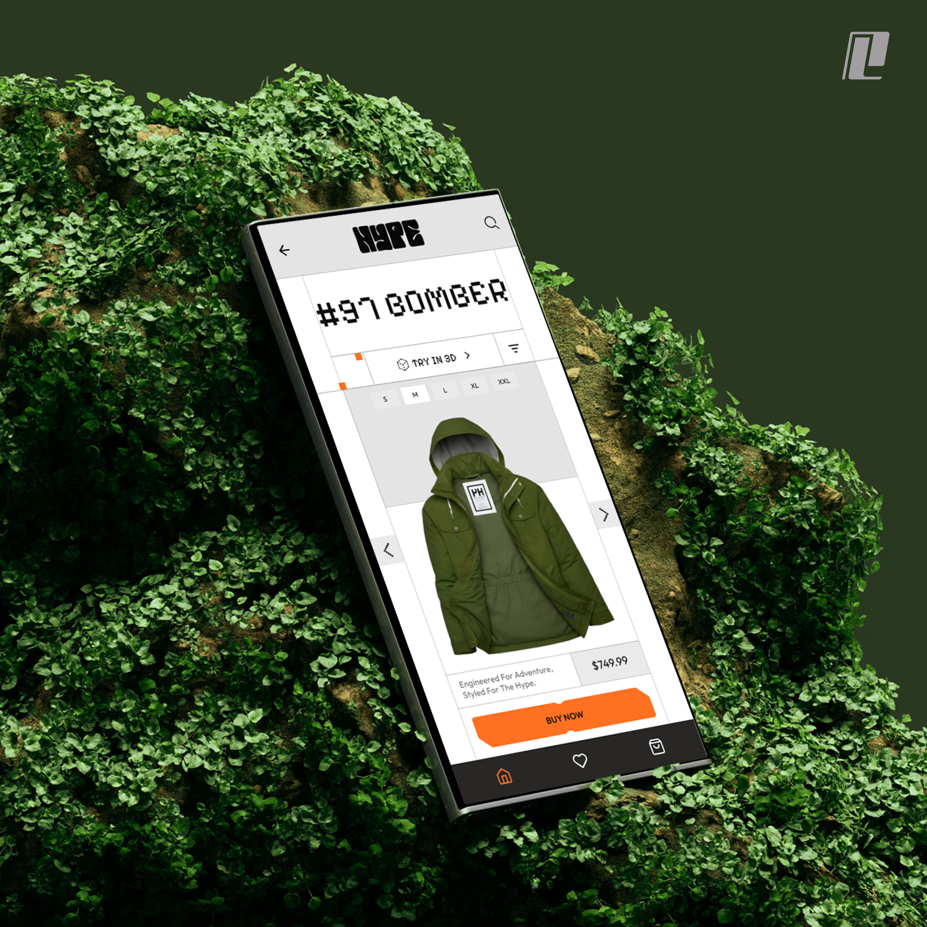 🧥 HYPE – Interactive Streetwear Shopping App 3d animation branding design framer graphic design logo motion graphics ui