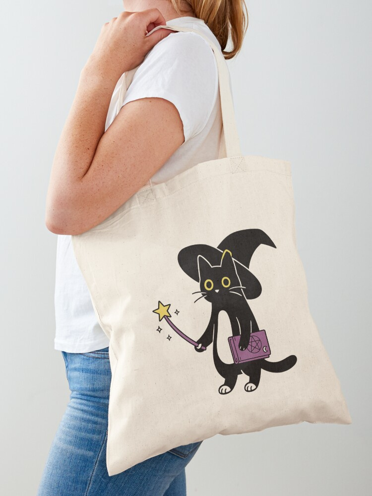 Cute Witch Cat – Magical Black Cat 3d animation branding cap graphic design hoodie illustration illustrator logo magic motion graphics photoshop sticker t shirt ui vector