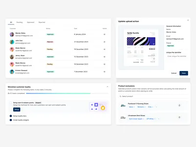 Element dashboard dashboard ecommerce element ui stepper table