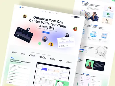 Trezo - SaaS Landing Page envytheme landing product landing saas uidesign uxdesign