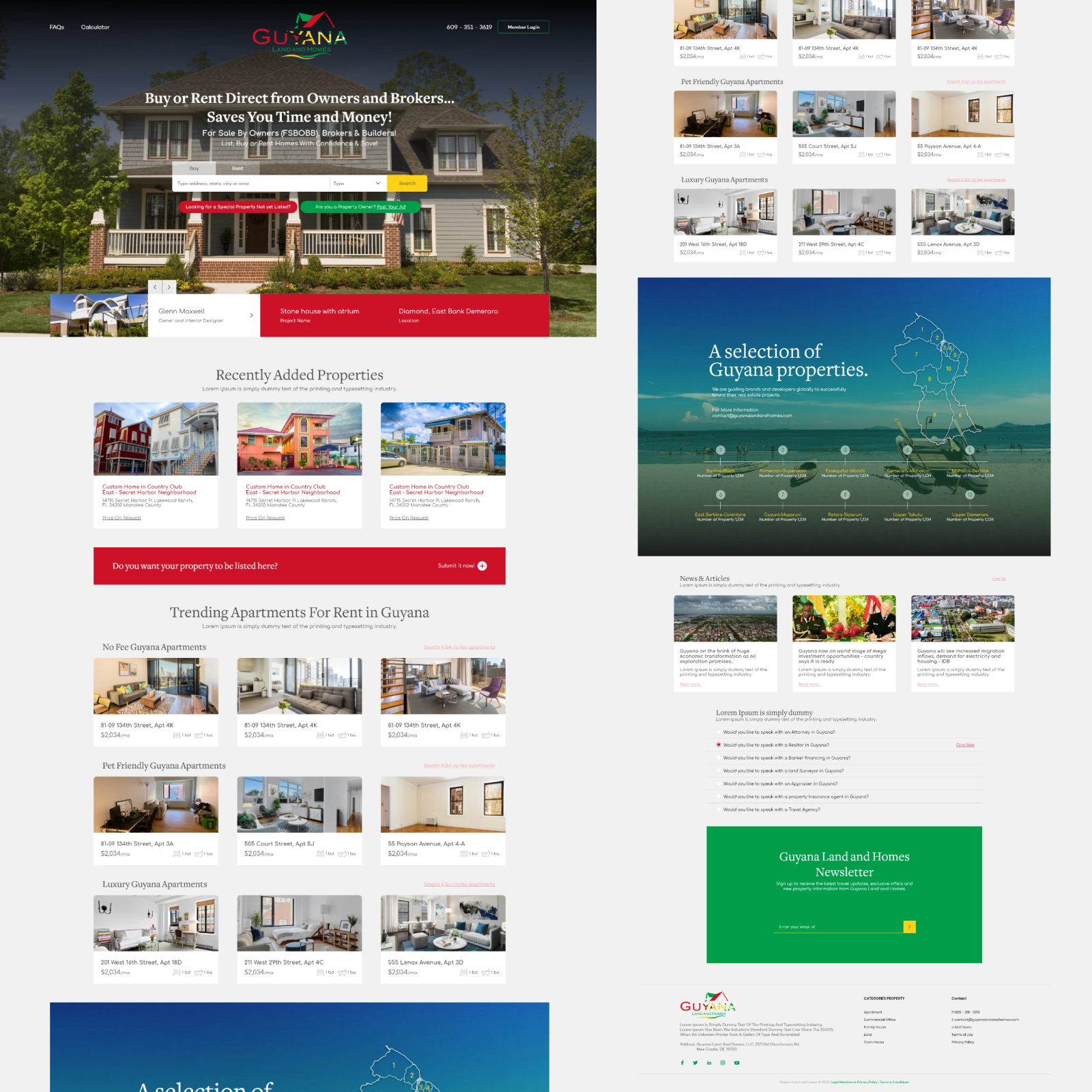 Real Estate Website-Design