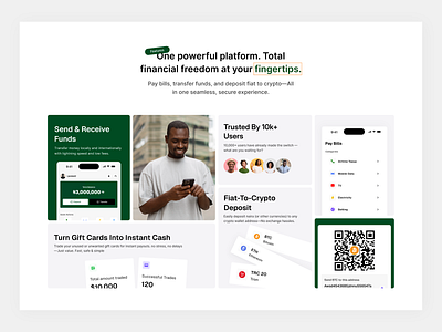 Bento Grid design landingpage ui uidesign uiux webdesign