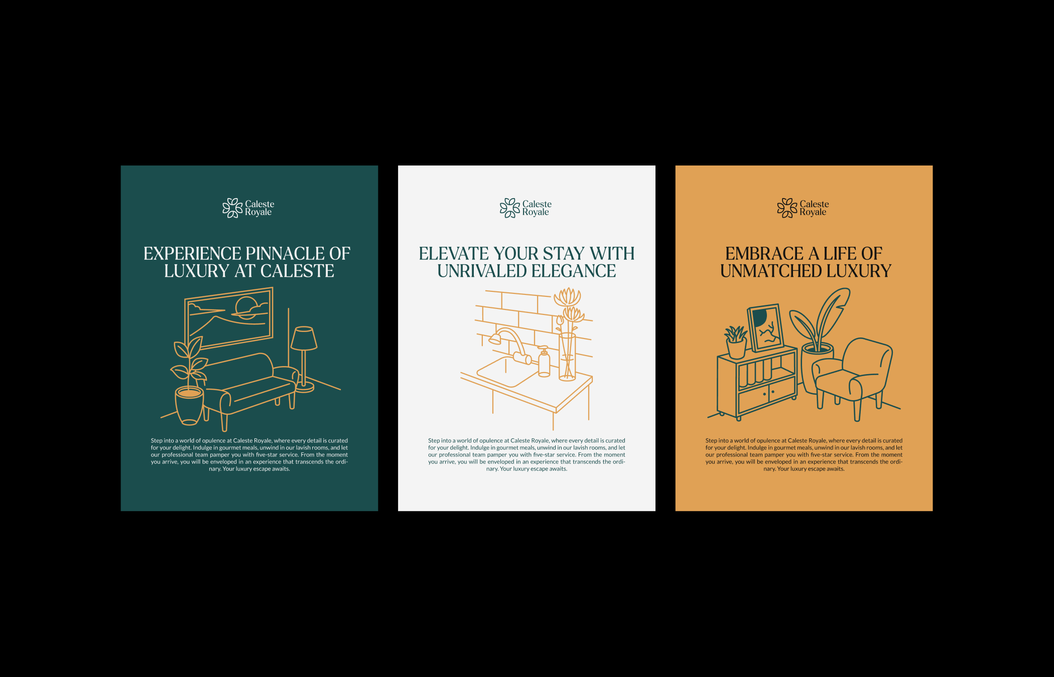 Example of Poster and Door Hanger Design