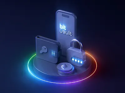 Crypto 3D Visuals 3d animation app banking bitcoin blockchain coins crypto cryptocurrency defi design fintech illustration interface security ui ux wallet web3