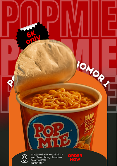 Ramen Poster 3d animation branding graphic design logo motion graphics ui