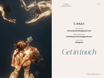 Contact page: redesign concept branding concept contact contact page design graphic design interface photography portfolio redesign ui ui design ux uxredesign