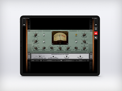 Red Rock Sound CL1 AUv3 for iOS design graphic design ios plugin ui ux