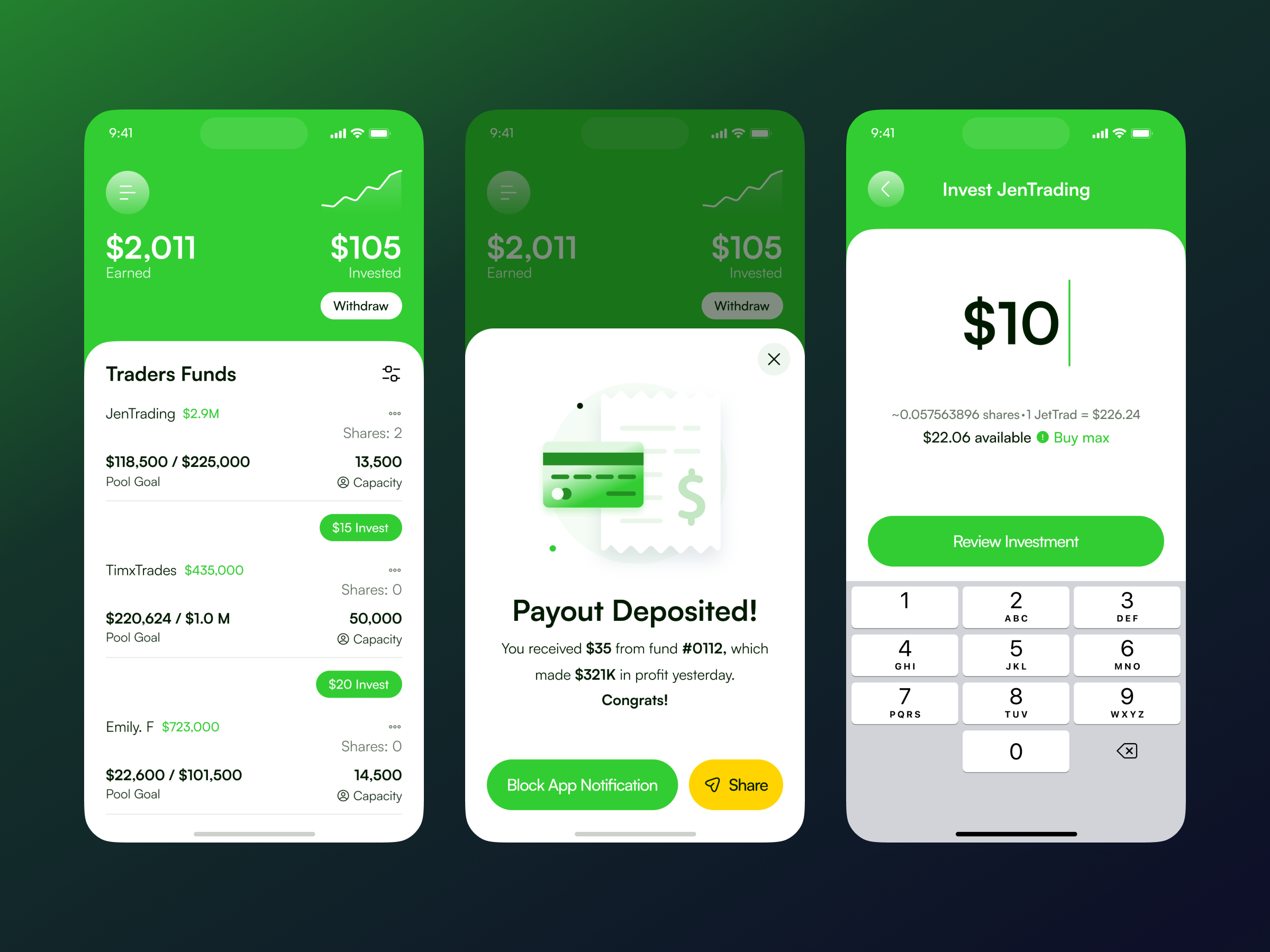 Example of Full Modern Mobile App UI/UX Design