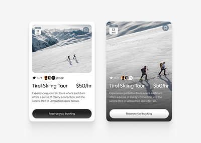 Globify - Guided Tours Travel Card UI Exploration card design card ui card ui exploration dobritoiu tudor figma modern ui travel travel ui travelling ui design ui ux design