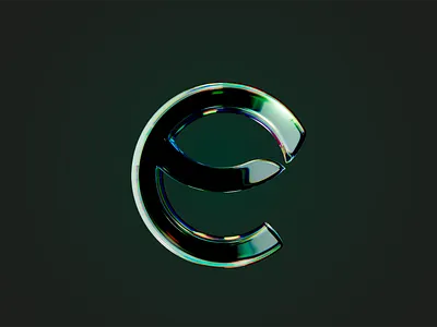 Iridescent Exploration Eno Studio Logo branding design graphic design illustration illustrator logo ui ux vector