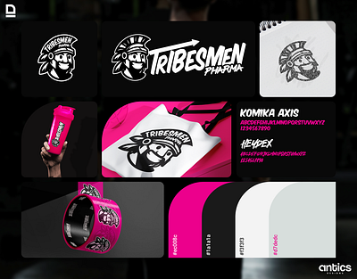 Tribesmen Pharma Visual Identity brand branding identity logo logotype mark visualidentity