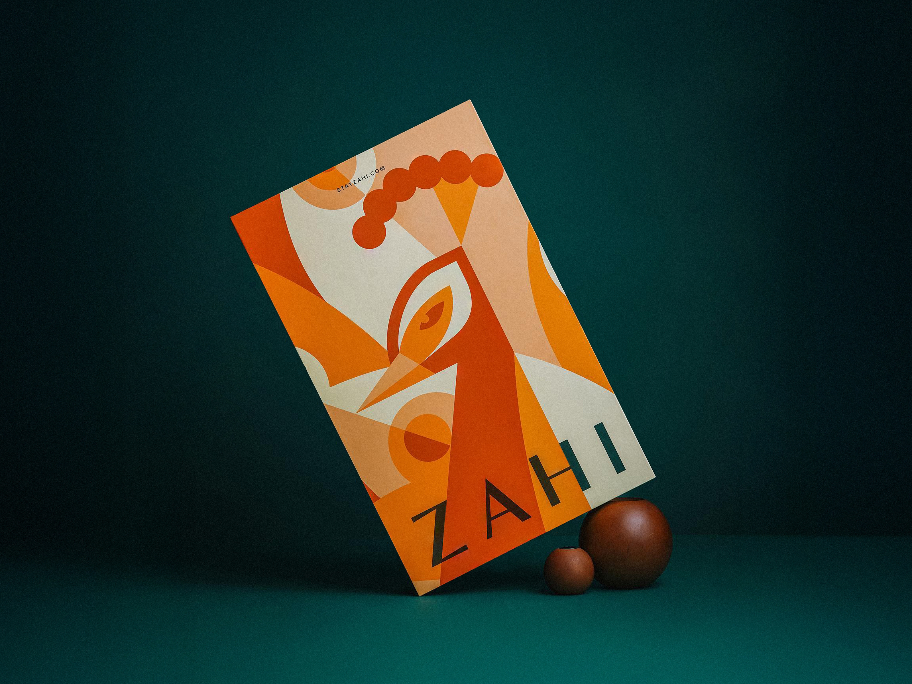 ZAHI - Visual Branding branding character illustration creative branding flat graphic design icon illustration kuwait lettering logo logotype packaging peacock retro scent diffuser simple typography ui vector visual branding