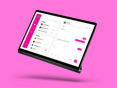 Daily UI Design Challenge | Day - 13 | Direct Messaging design figma message screen messenger mockup photoshop ui uiux ux