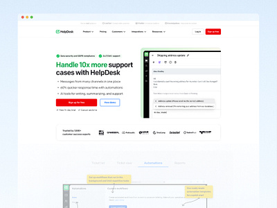 Homepage Redesign to Improve Conversion homepage landingpage redesign ui ux web