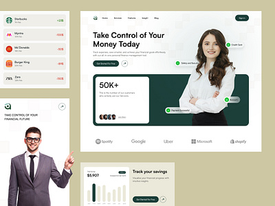 Website for a Finance Product ✦ Credion design interface product service startup ui ux web website