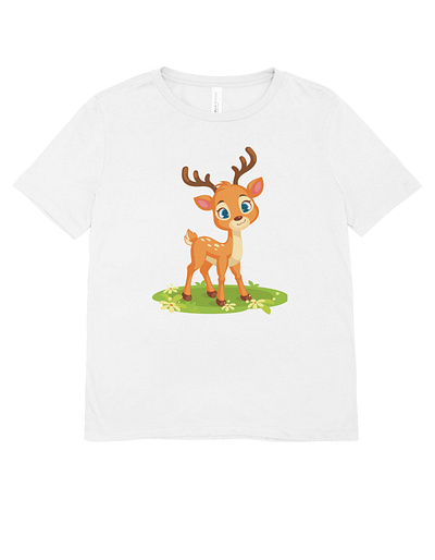 Fawn t-shirt graphic design