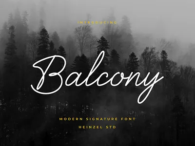 Balcony Signature Font branding canva commercial use cricut cursive font design digital font elegant font graphic design handwriting font handwritten font headline illustration logo modern font script typeface signature font ui
