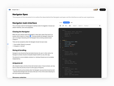 Handoff - code snippets highlighting app code editor form highlighting snippet text editor ui