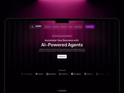 🧠 AI-Powered Automation Website Design aidesign automation businesswebsite cleandesign figma landingpage minimaldesign saaswebsite techui uidesign uxui webdesign webflow