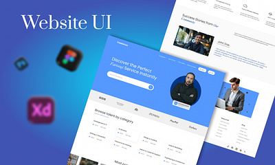 Landing Page design app branding design graphic design illustration landing page design landingpage moderndesign ui ui design ux design website design