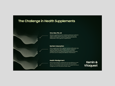 Personalized Health & Wellness Pitch Deck ai pitchdeck brand design branding competitor analysis design figma health presentation keynote market size slide medical presentation pitch deck pitch deck design powerpoint presentation presentation template tam sam som ui ui design