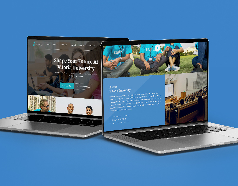 Victoria University Web Design graphic design responsive web design ui uiux web design