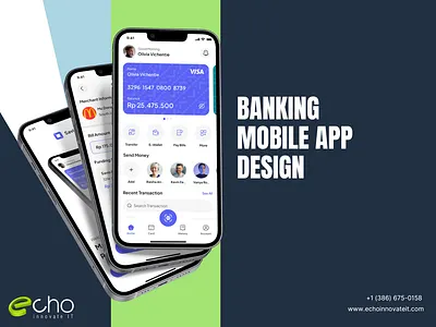 Banking Mobile App Design branding graphic design logo ui