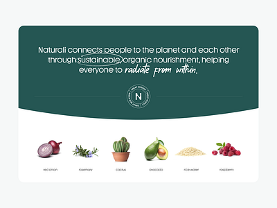 Naturali – Product page intuitive UI/UX design ecommerce figma graphic design illustration ingredients section product page shopify ui uiux user experience user interface