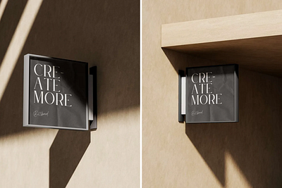 Billboard Presentation Mockup billboard commercial minimal minimal design minimalist mockup mockupline modern design