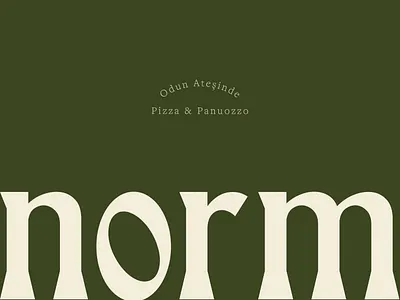 norm / Logo Design brand identity branding illustration logo logomark logotype pizza type typography ui wordmark