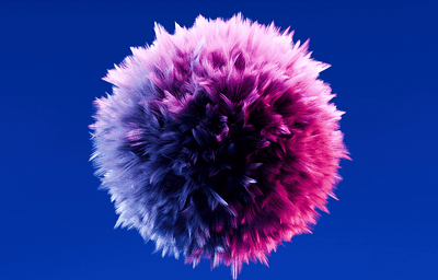 Fuzzy Sphere – Soft Surface Exploration in Blender 3d fuzzy hair sphere