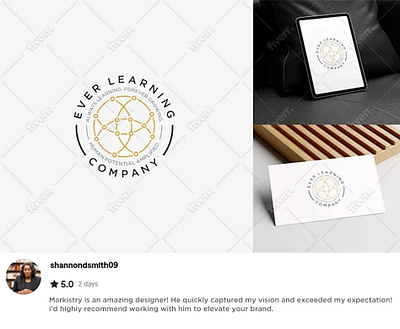 Ever Learning Company Education Minimal Logo branding company design education ever graphic design illustration learning logo minimal typography ui ux vector