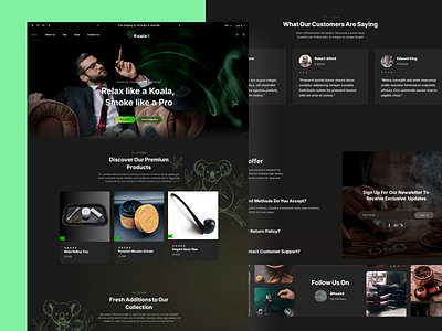 KoalaKronic Website Design animation branding design graphic design logo ui ux web website website deisgn website design website redesign