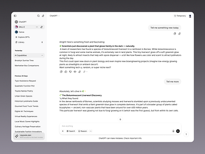 ChatGPT - Chat ai chat chatgpt ui design