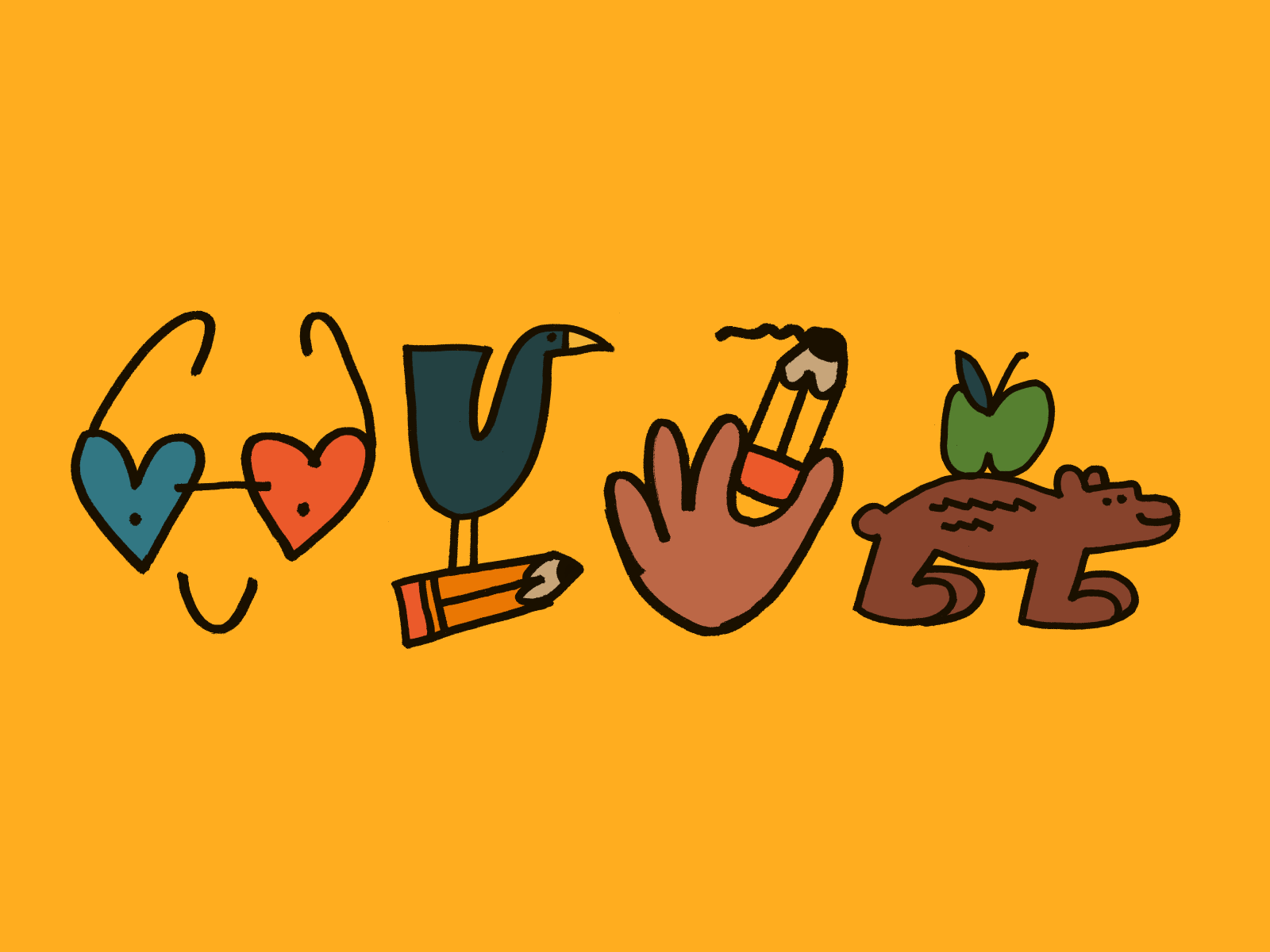 Pen drawings 🎨 art character design doodle fun illustration kids marker spotillustration