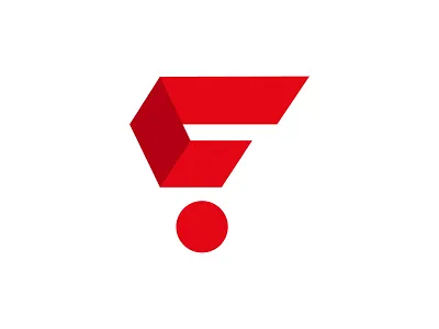 F f identity letter logo logo mark