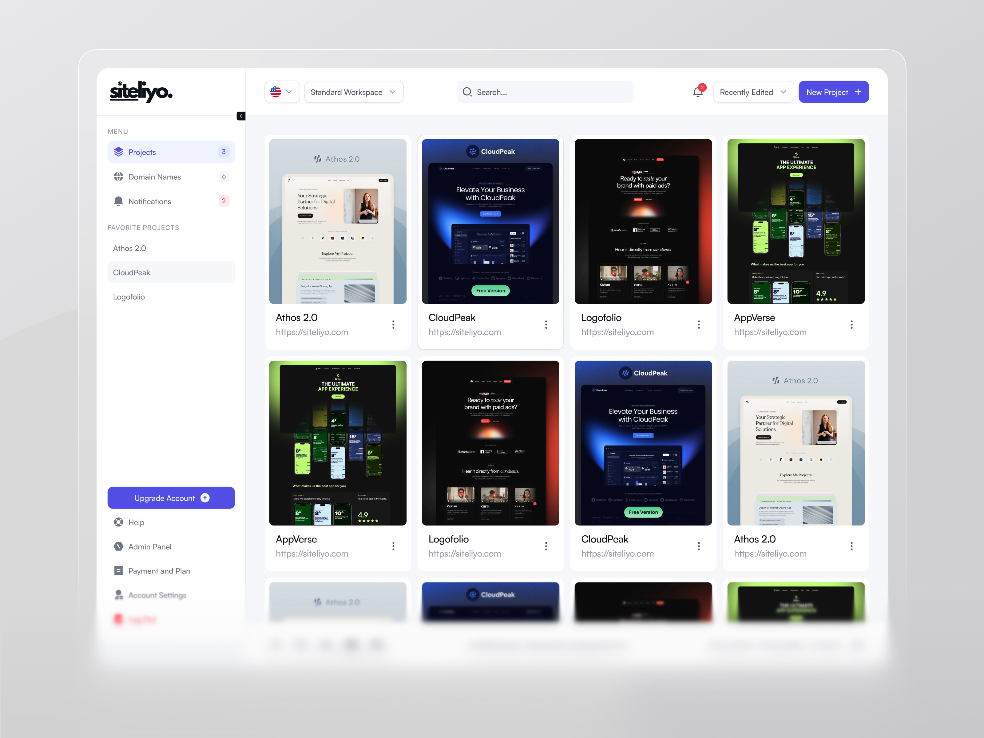 Example of Monthly Design Subscription