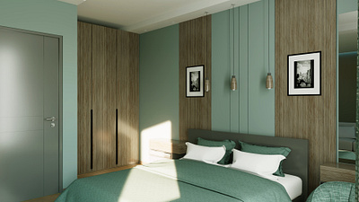 Green Room 1 3d graphic design