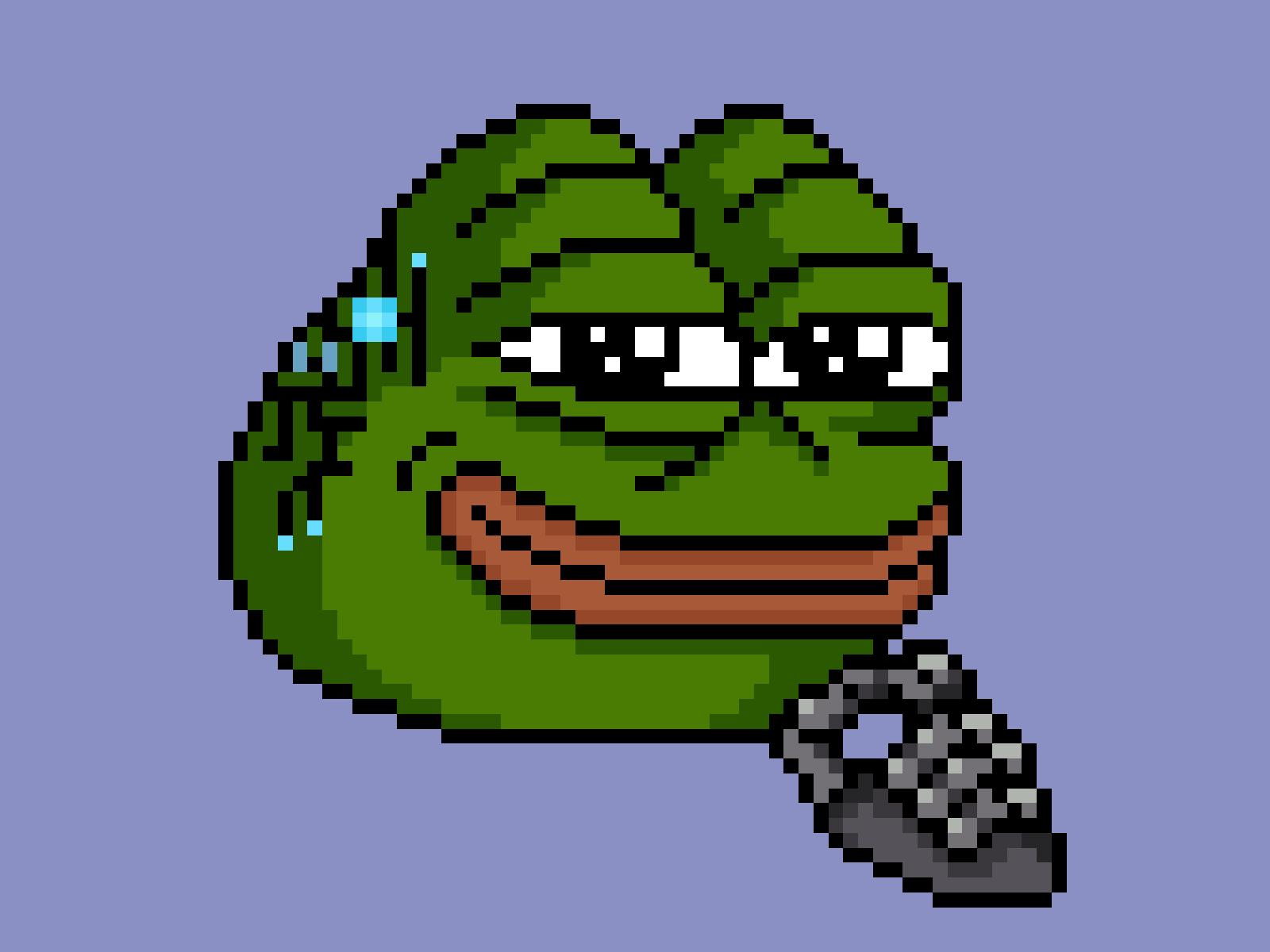 CyberPepe animation graphic design illustration minimal pixel art