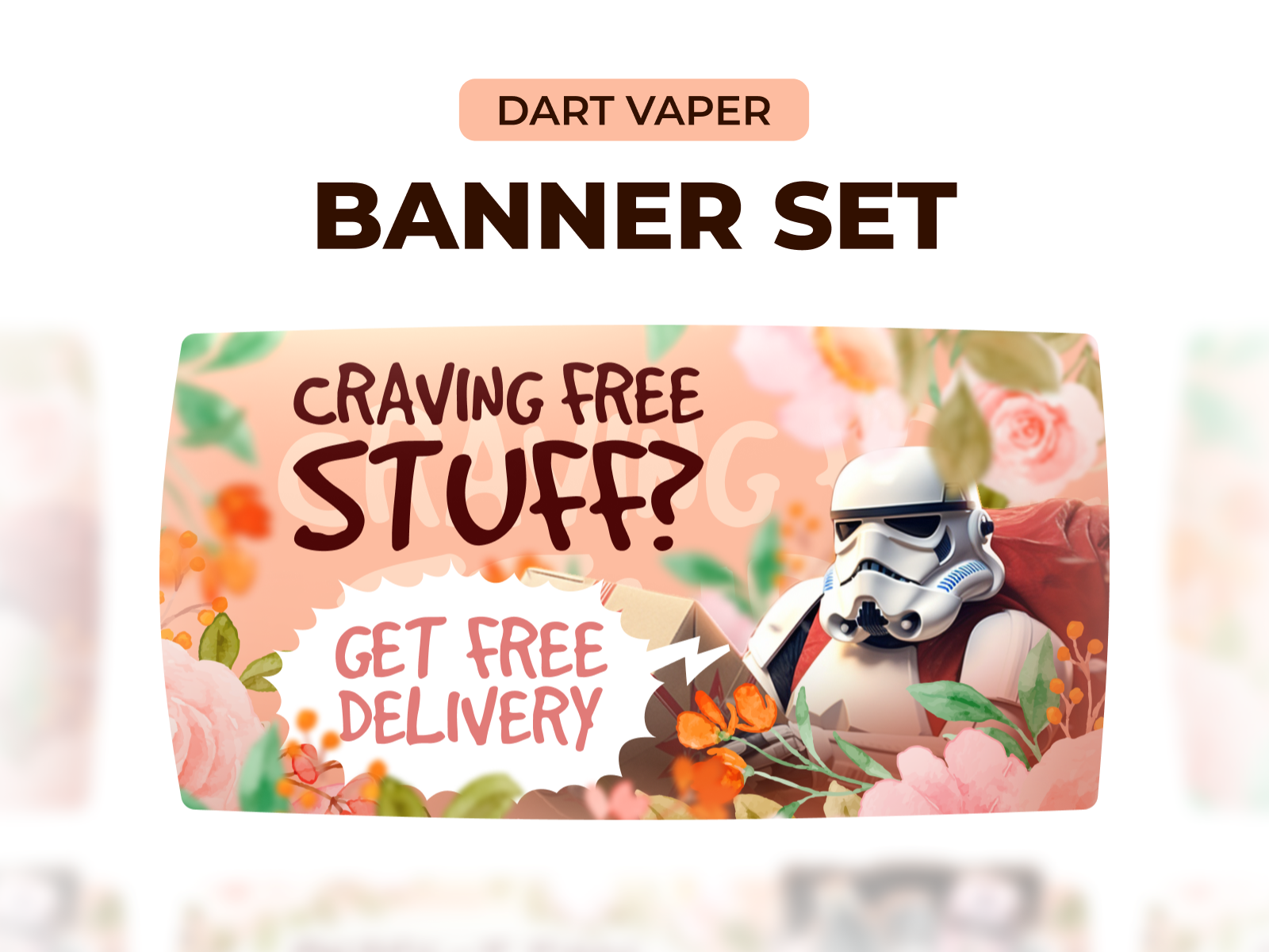 DartVaper | Homepage Promotional Banners banner design graphic design